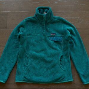 Patagonia Jacket Women’s Polartec Thermal Pro Fleece Jacket Teal Size M